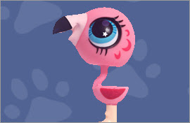 LPS Flamingo Pets