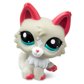 Littlest Pet Shop Series 1 Pet Pairs Persian Wolf Cat (#G7 - #25) Pet