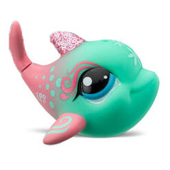 Littlest Pet Shop Series 1 Petfluencers Dolphin (#G7 - #46) Pet